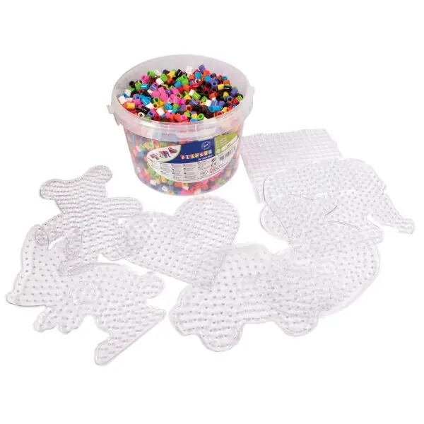 Jumbo/Maxi Bügelperlenset, inkl. 7 Steckplatten Neue Kollektion